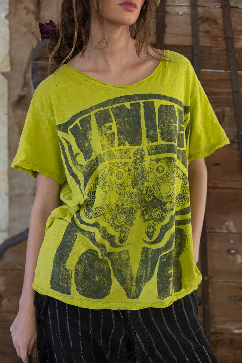 Venice Lover Butterfly T in Yellow Plum by Magnolia Pearl