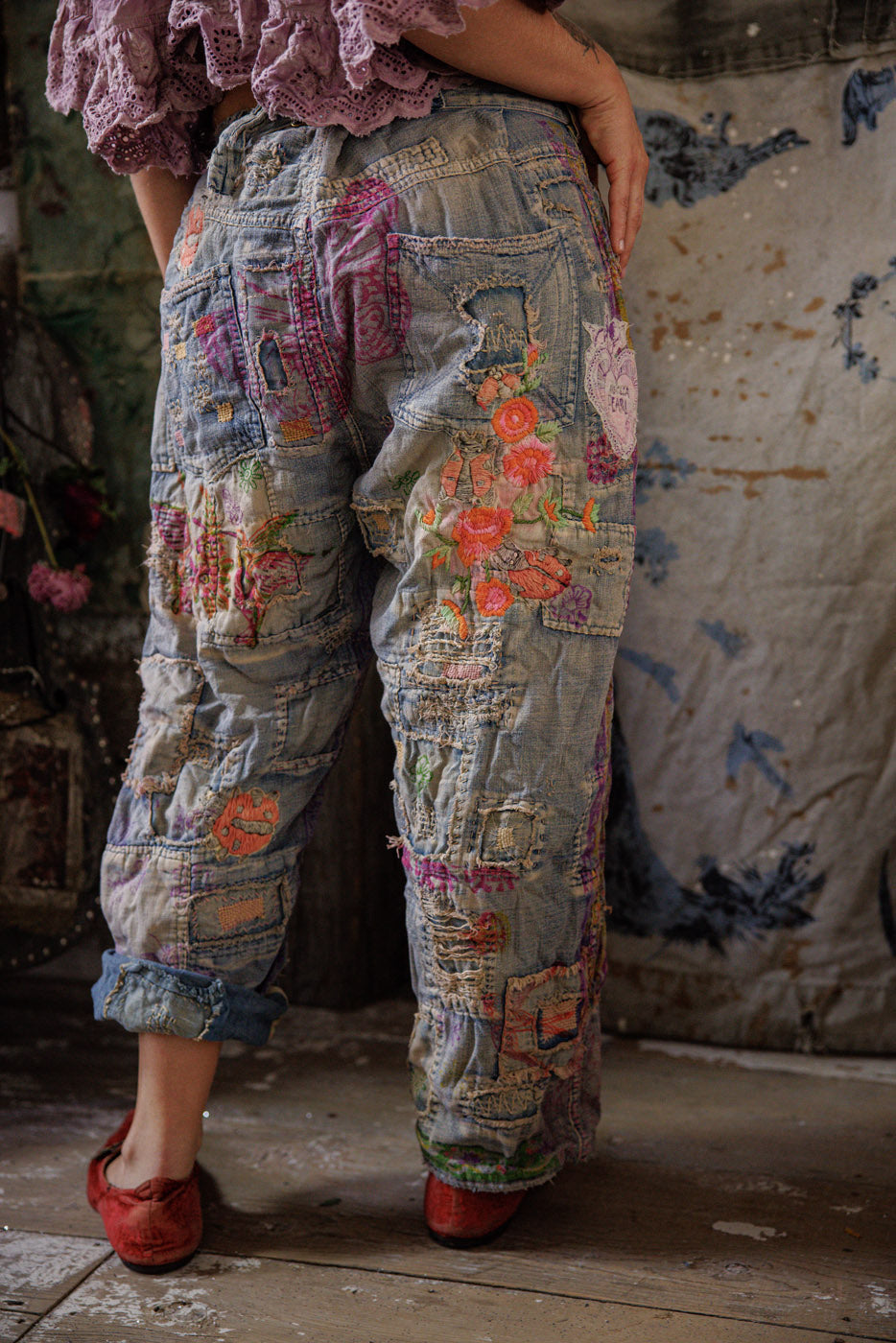 Lady Musette Denims in Washed Indigo by Magnolia Pearl