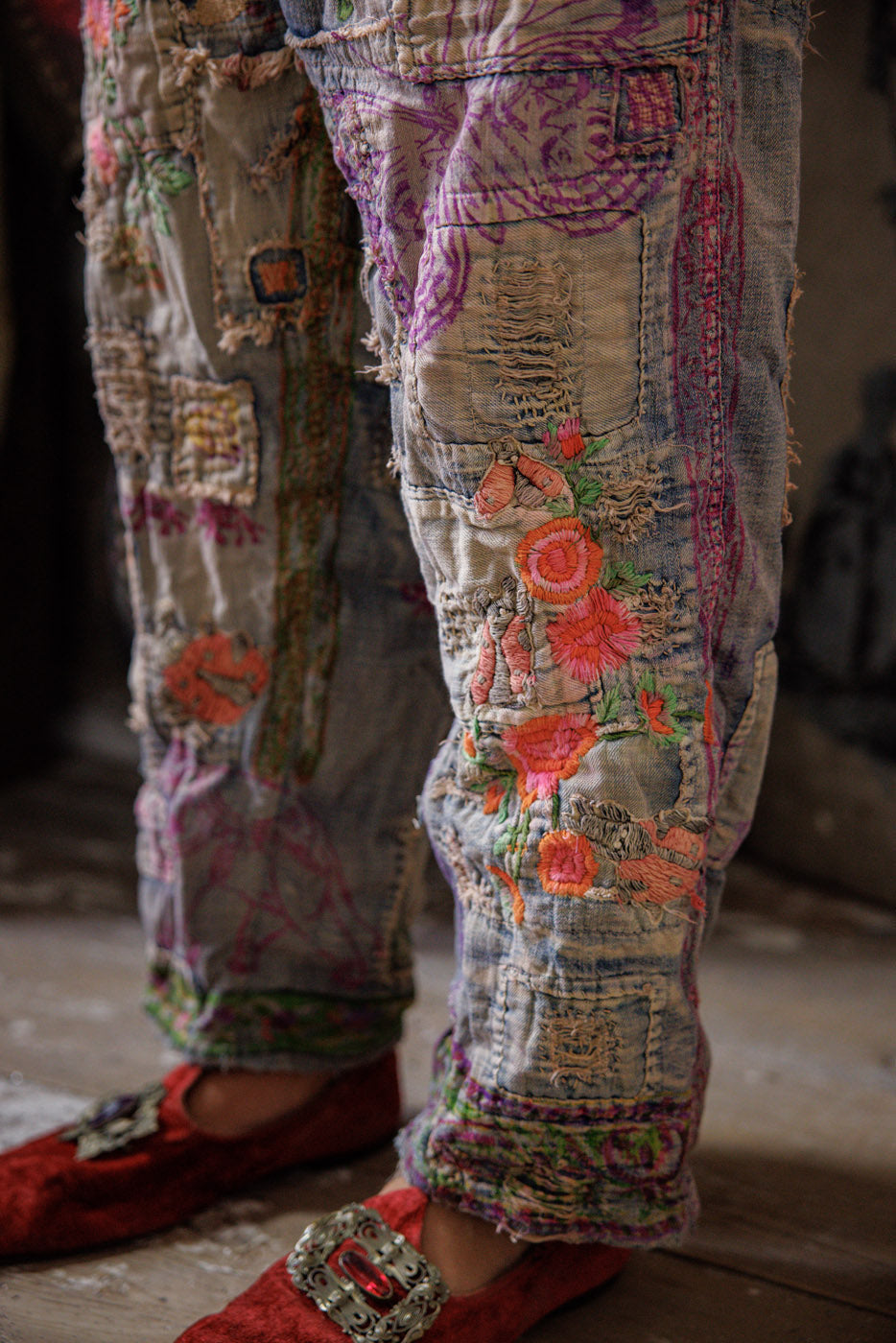 Lady Musette Denims in Washed Indigo by Magnolia Pearl