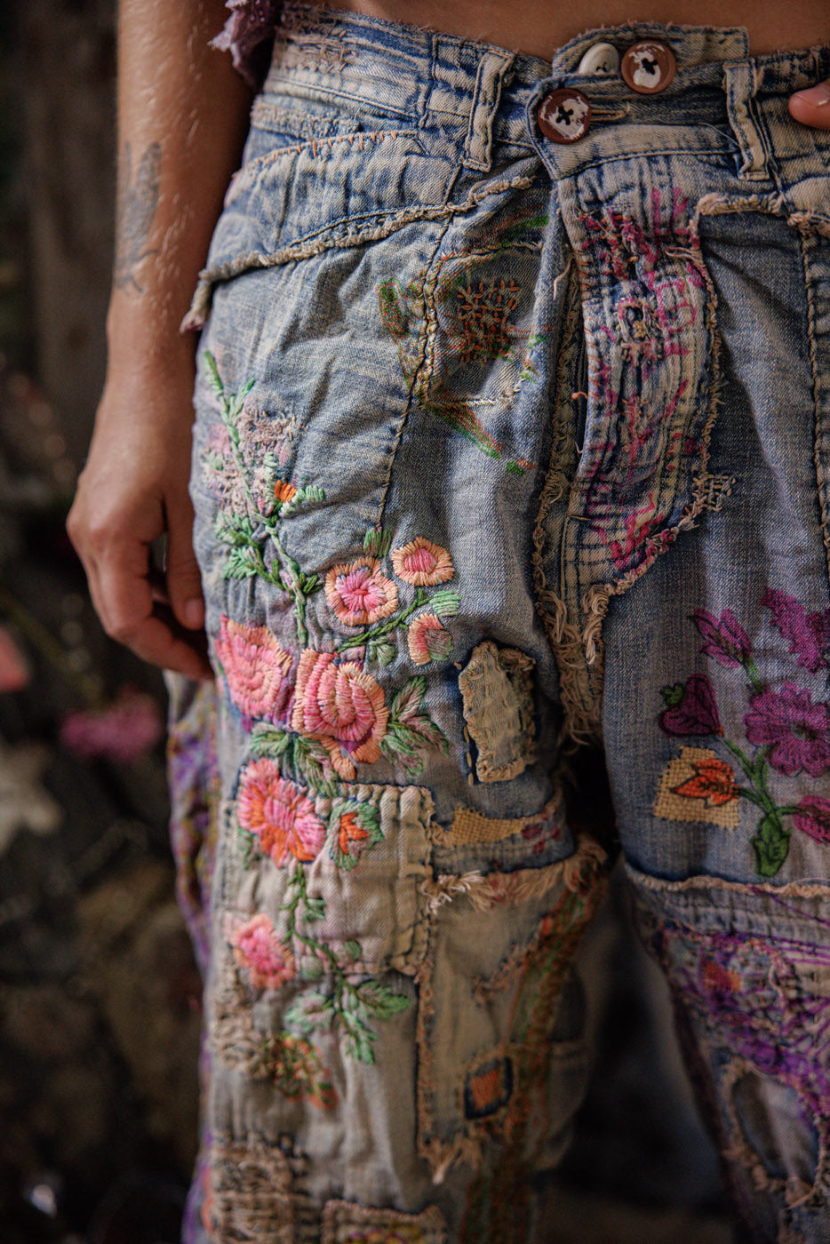 Lady Musette Denims in Washed Indigo by Magnolia Pearl