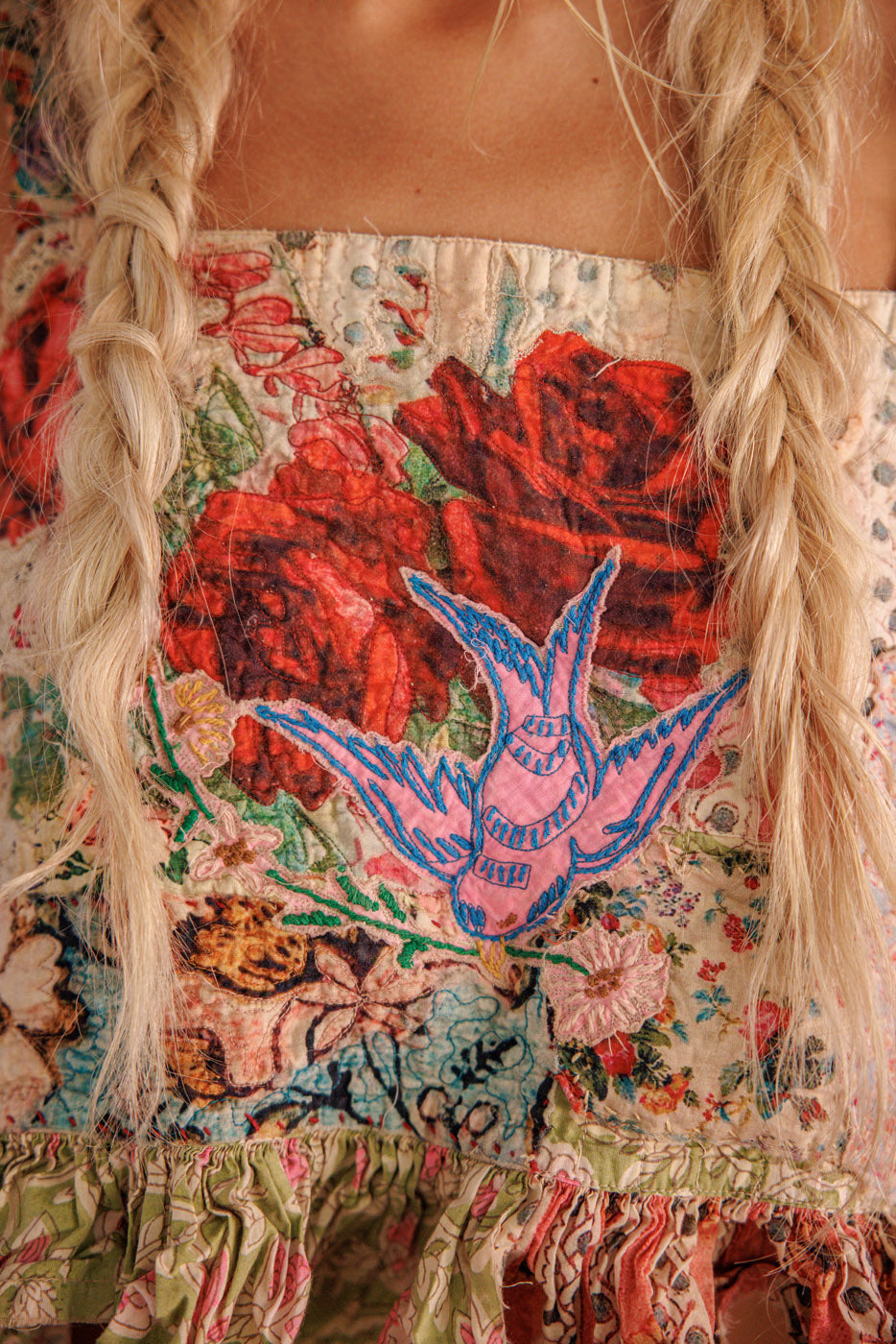 Patchwork Catalina Tank in Alouettes by Magnolia Pearl
