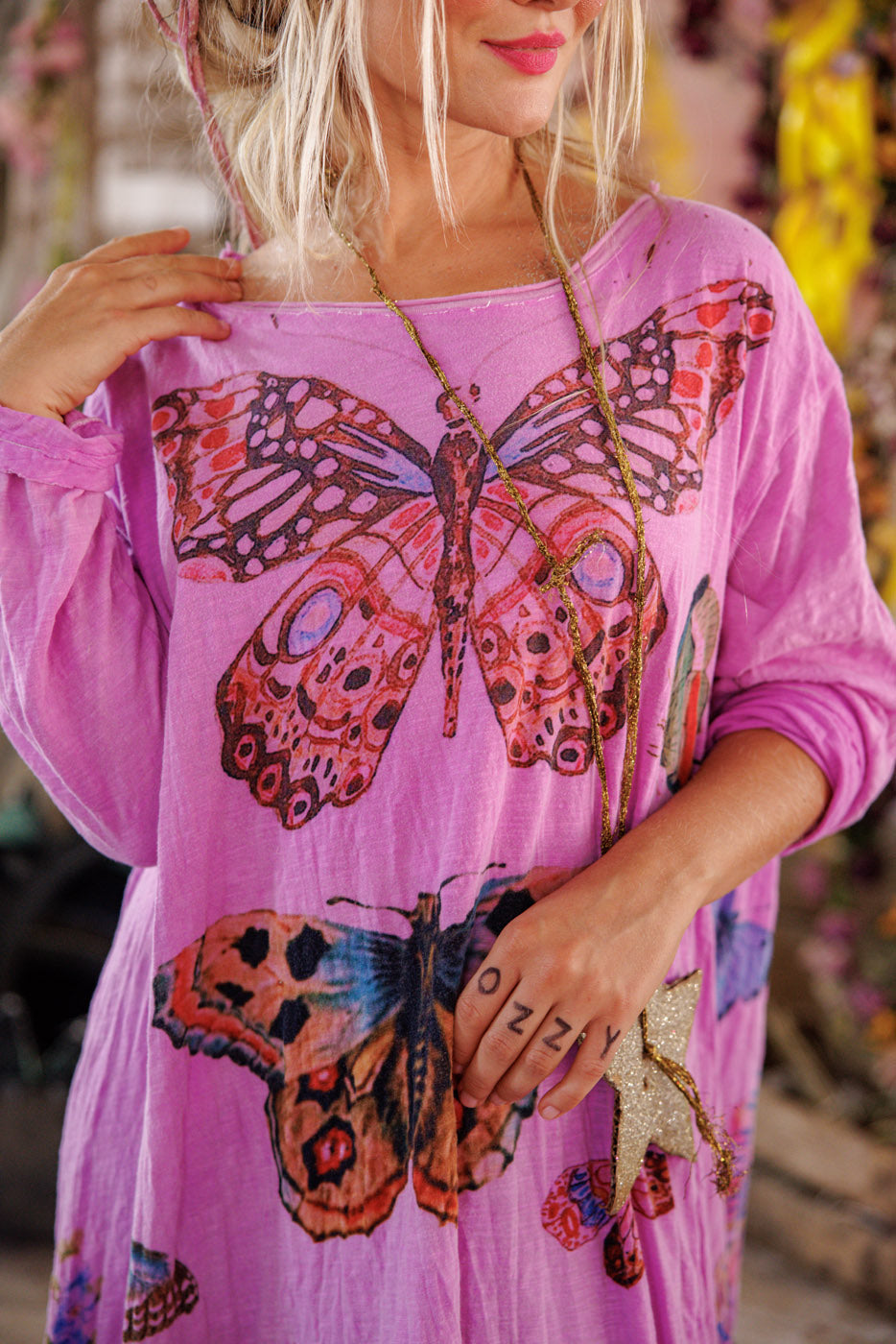 Pasion de Papillon T Dress in Allium by Magnolia Pearl