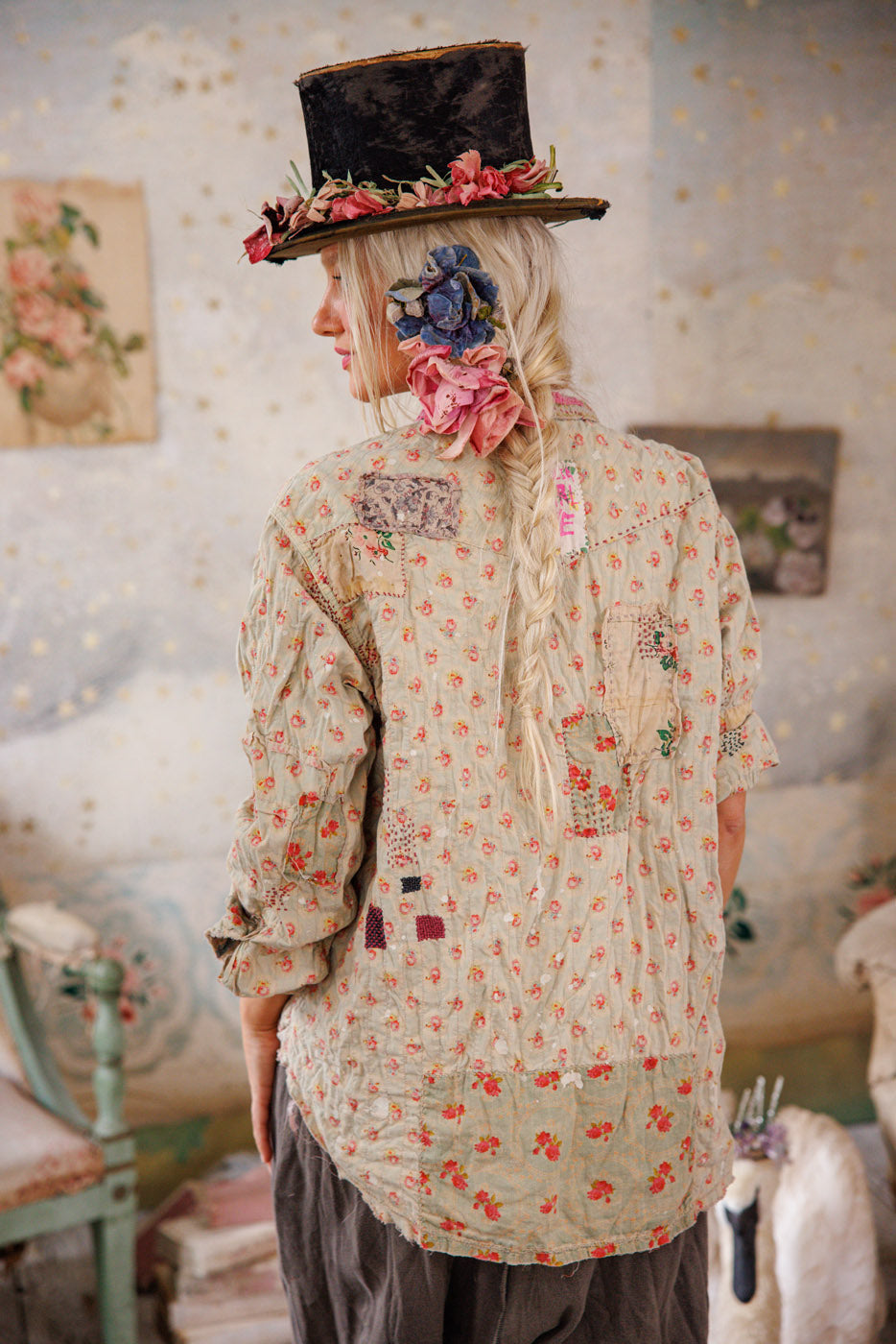Kelly Western Shirt in Mon Cheri by Magnolia Pearl in Shea