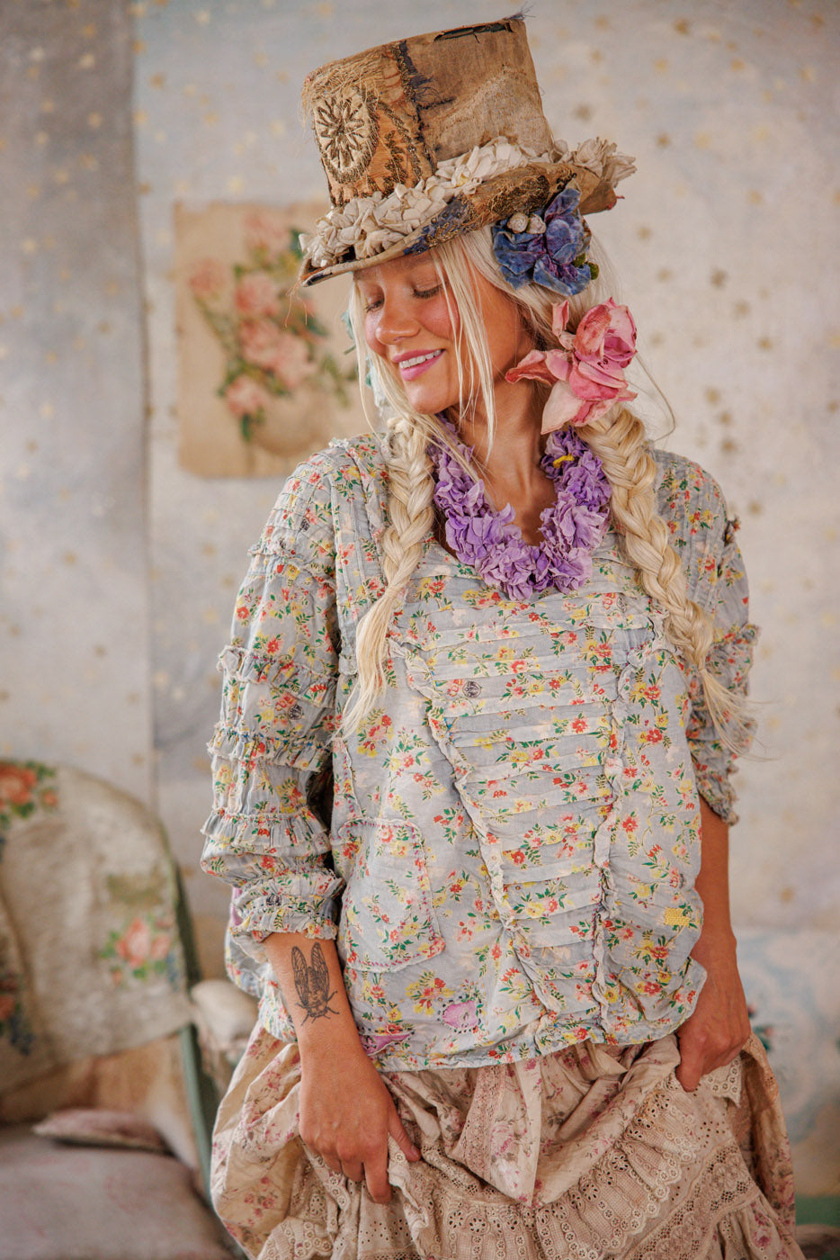 Lieve Blouse in Heritage by Magnolia Pearl