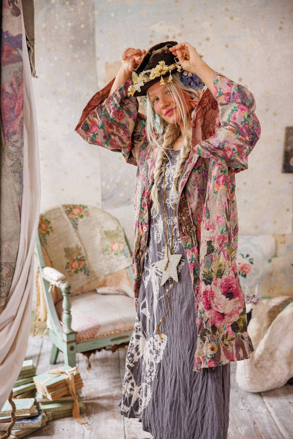 Applique Cyrene Coat in Izmir by Magnolia Pearl