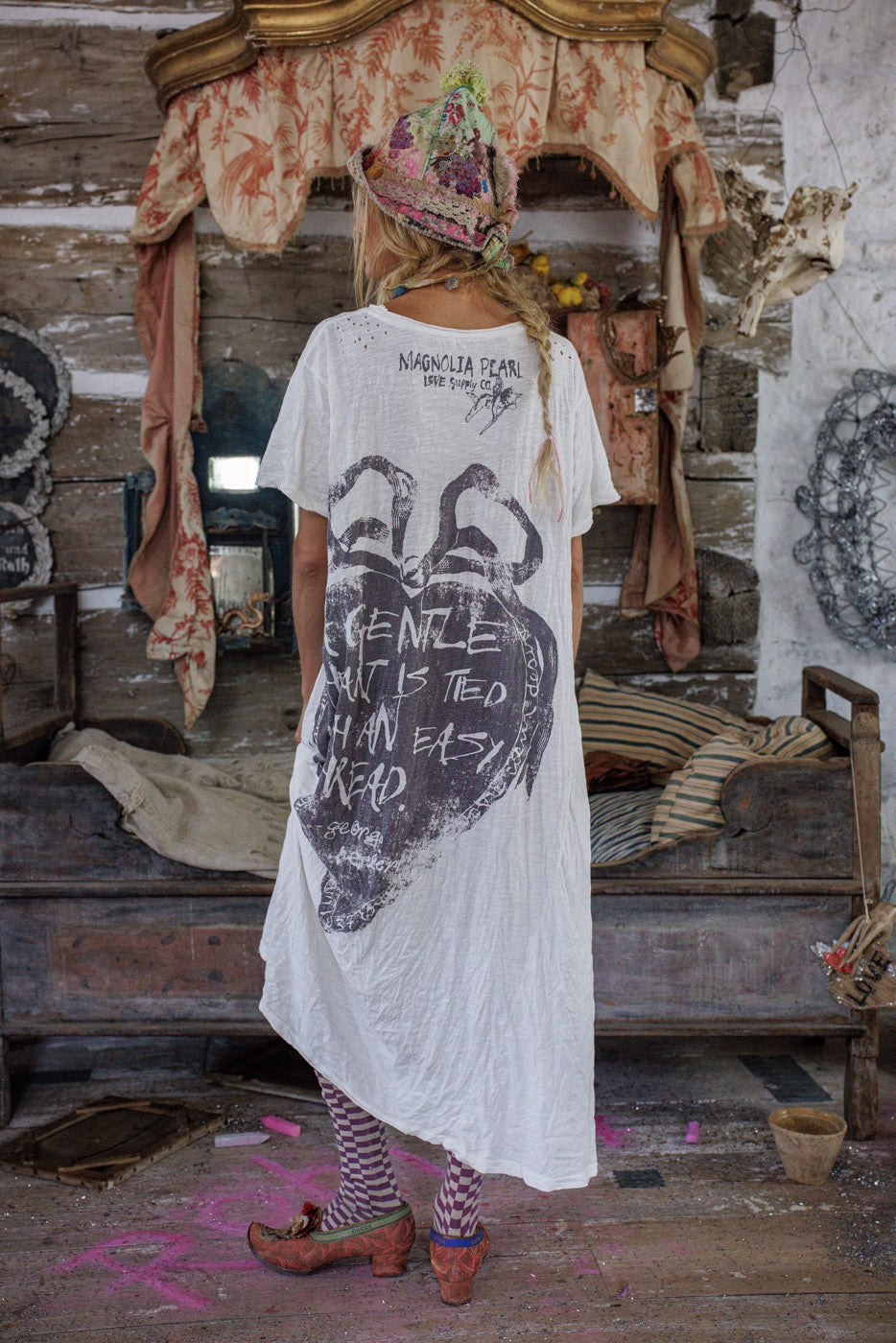 Let Love In T Dress in True by Magnolia Pearl