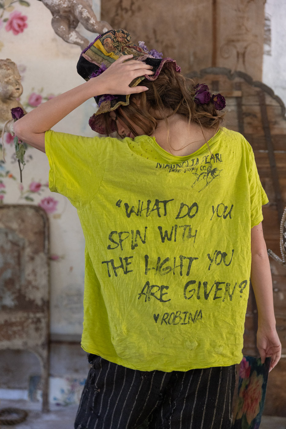 Venice Lover Butterfly T in Yellow Plum by Magnolia Pearl