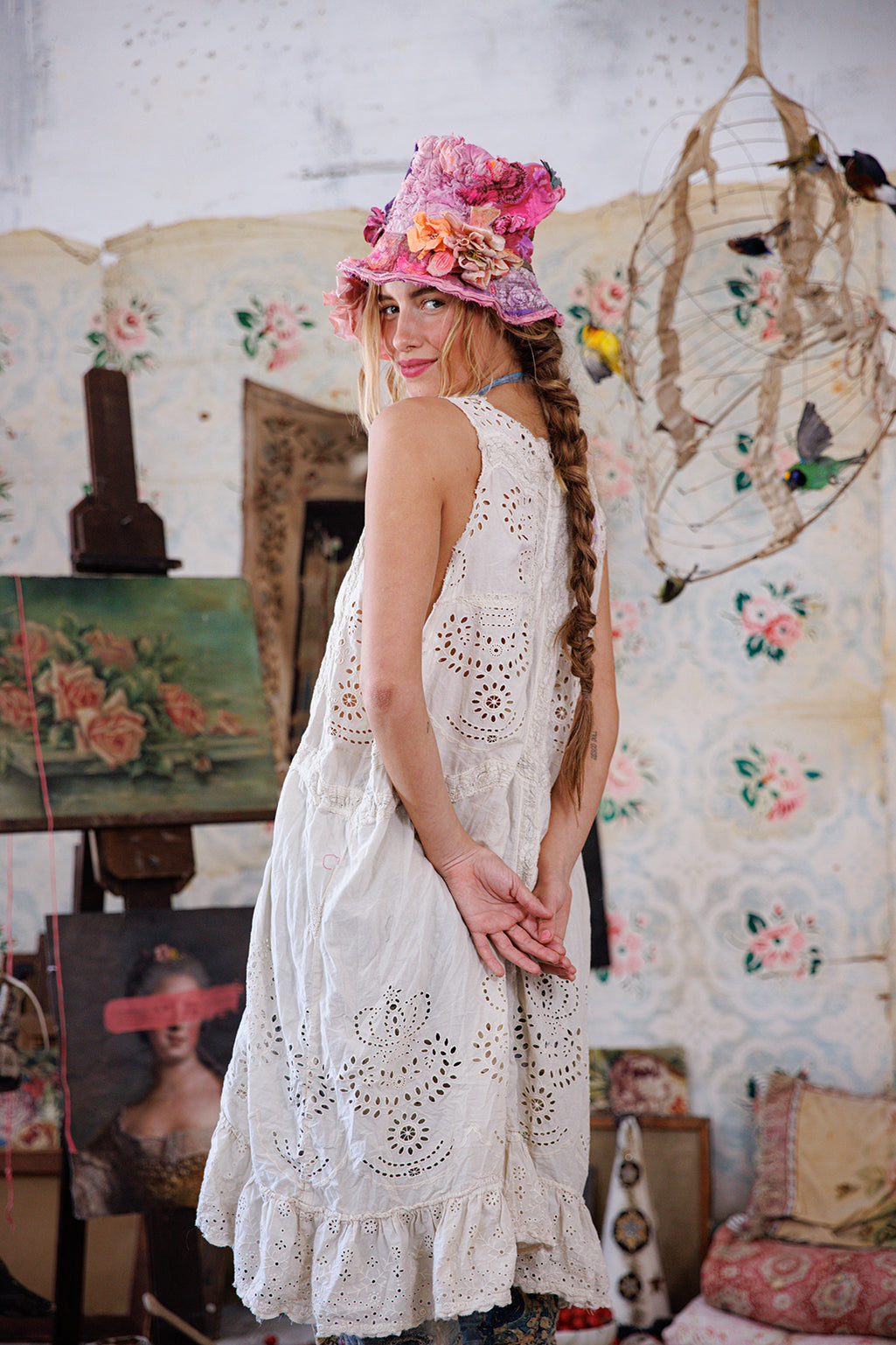 Royalty Eyelet Layla Slip in Moonlight by Magnolia Pearl