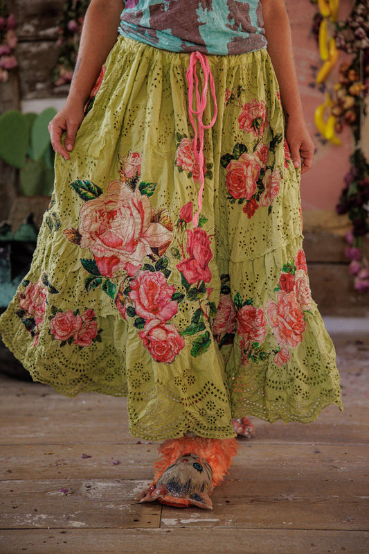 Eyelet Lala Skirt in Yuzu by Magnolia Pearl