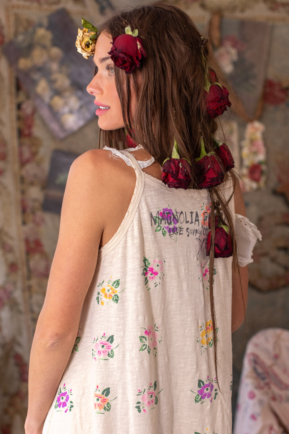 Paola Lana Tank Dress in Spring Joy by Magnolia Pearl