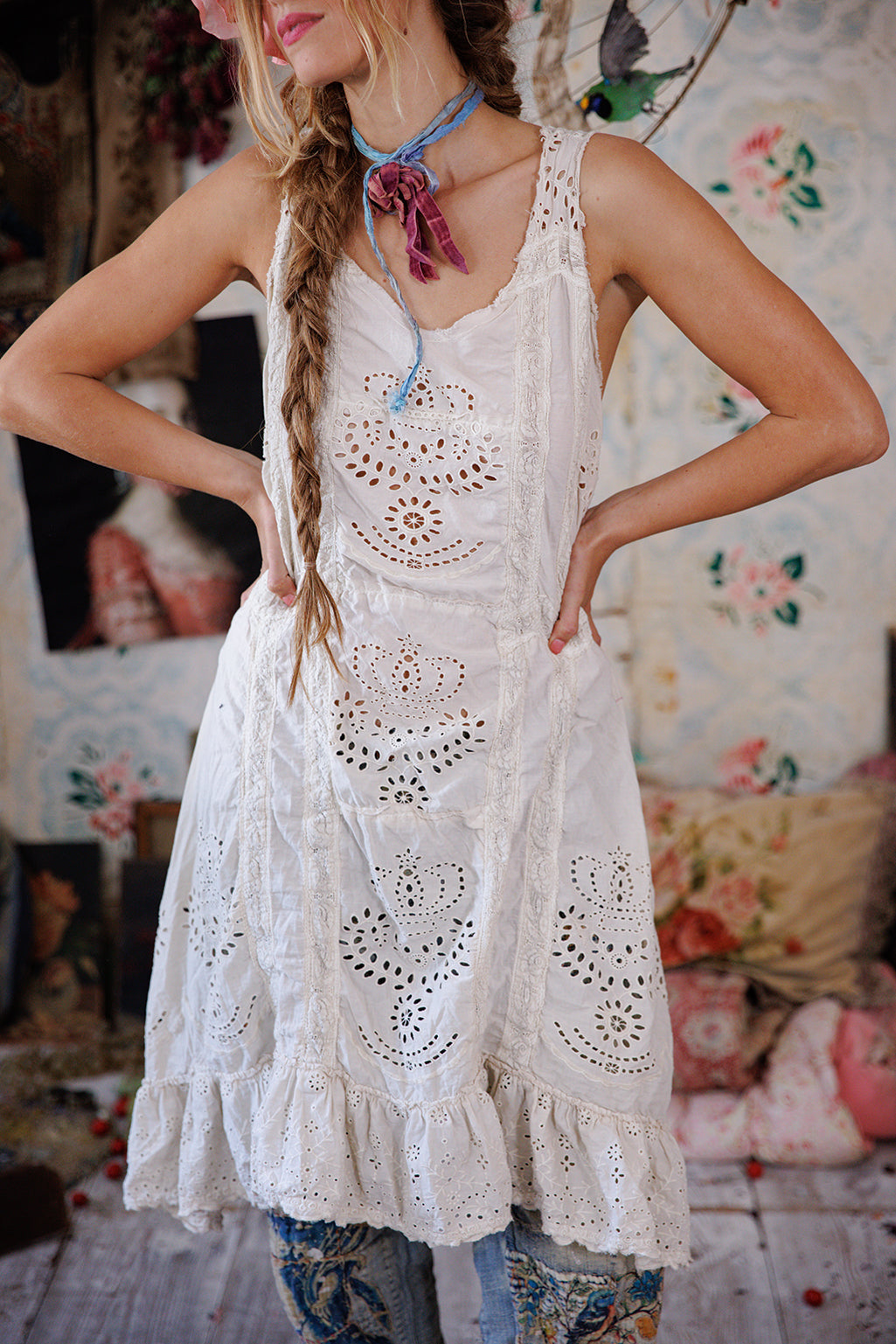 Royalty Eyelet Layla Slip in Moonlight by Magnolia Pearl