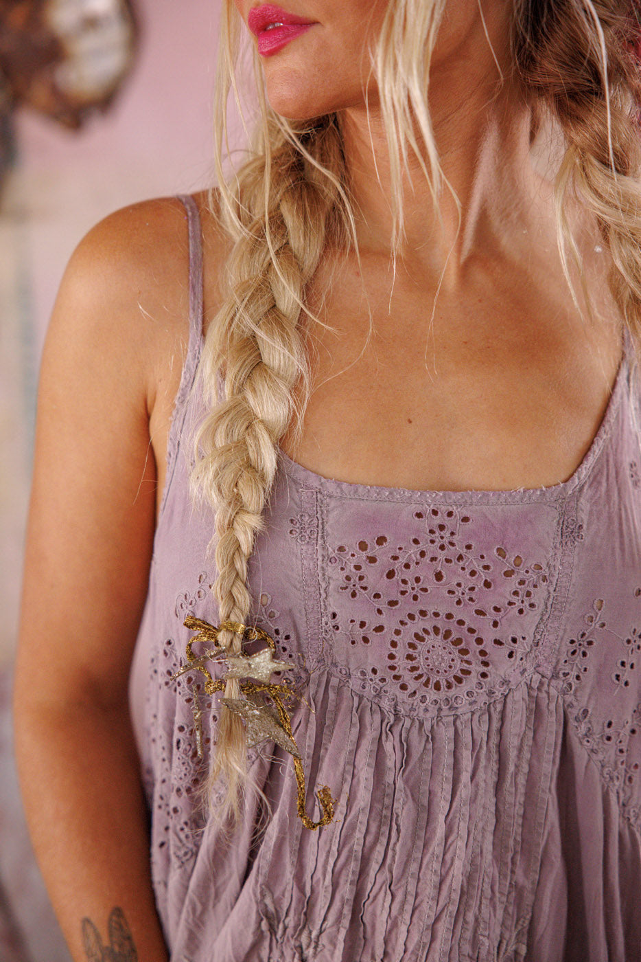 Vianney Slip Dress in Lilac Ash by Magnolia Pearl