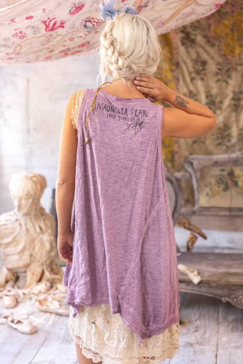 Paz Tank in Purple Boba by Magnolia Pearl