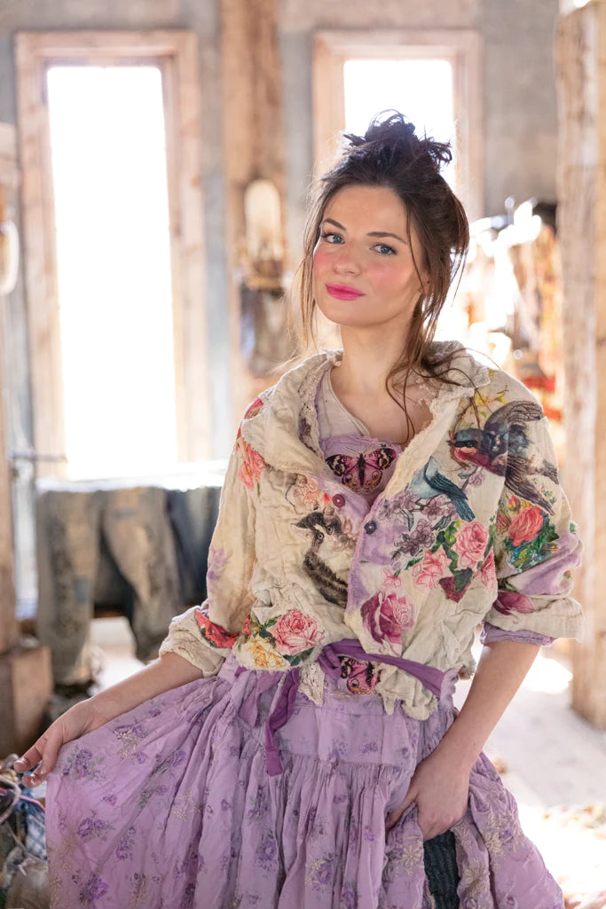 Applique Cropped Kelley Coat by Magnolia Pearl