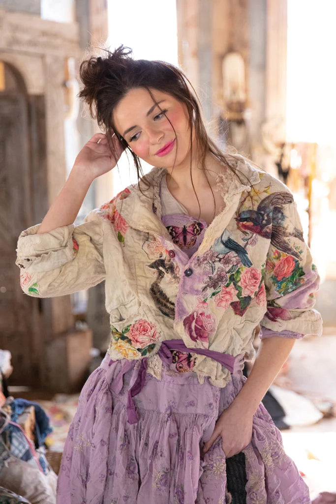 Applique Cropped Kelley Coat by Magnolia Pearl
