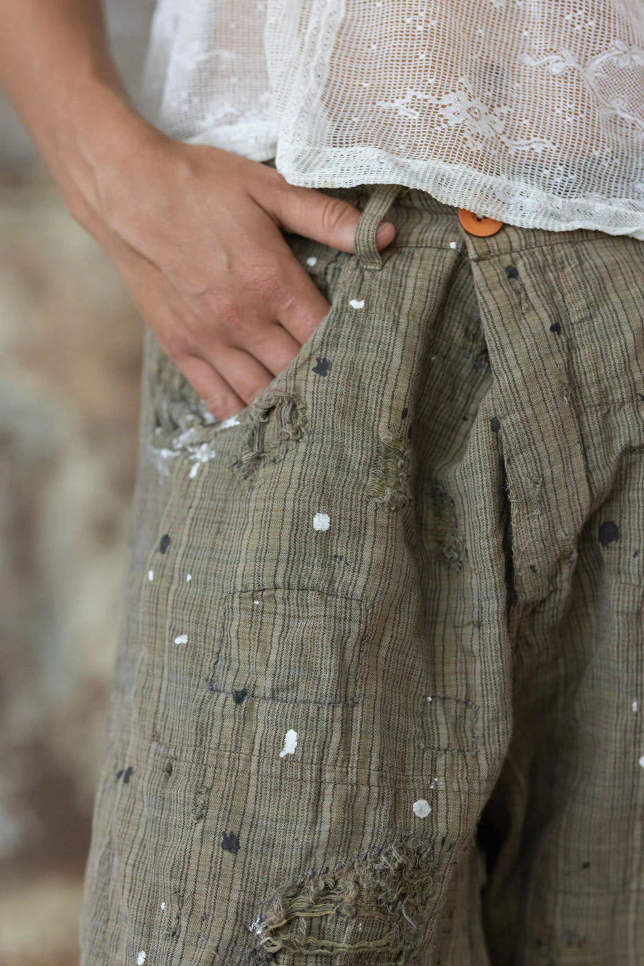 Check Provision Trousers by Magnolia Pearl
