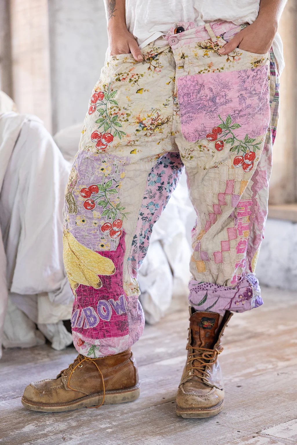 Cosmic Rainbow Miner Pants by Magnolia Pearl
