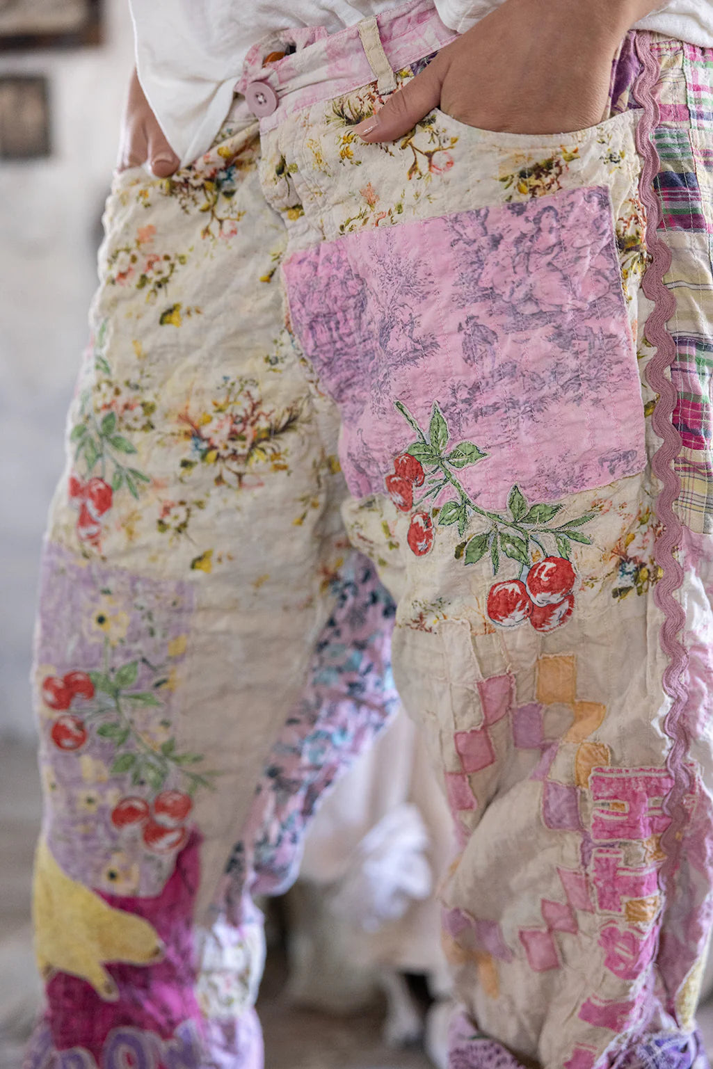 Cosmic Rainbow Miner Pants by Magnolia Pearl