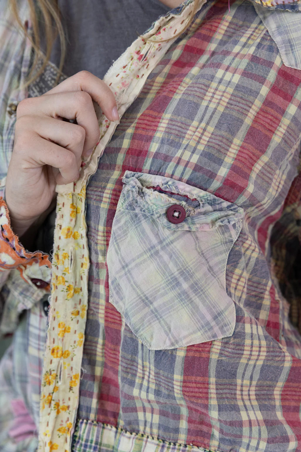 Patchwork Kelly Western Shirt by Magnolia Pearl