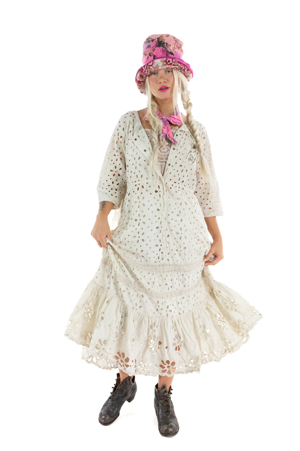 Eyelet Haru Dress by Magnolia Pearl