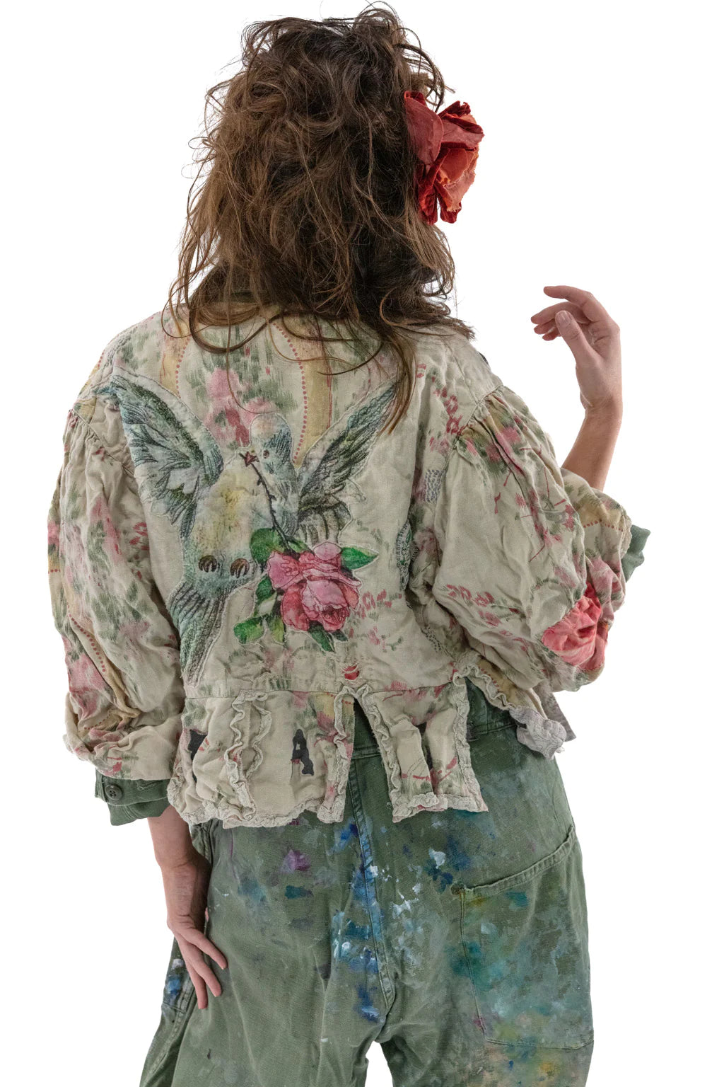 Floral Applique Monique Jacket by Magnolia Pearl