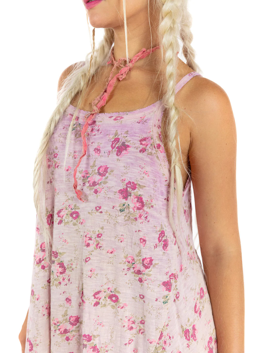 Lana Tank Dress In Azalea Floral by Magnolia Pearl