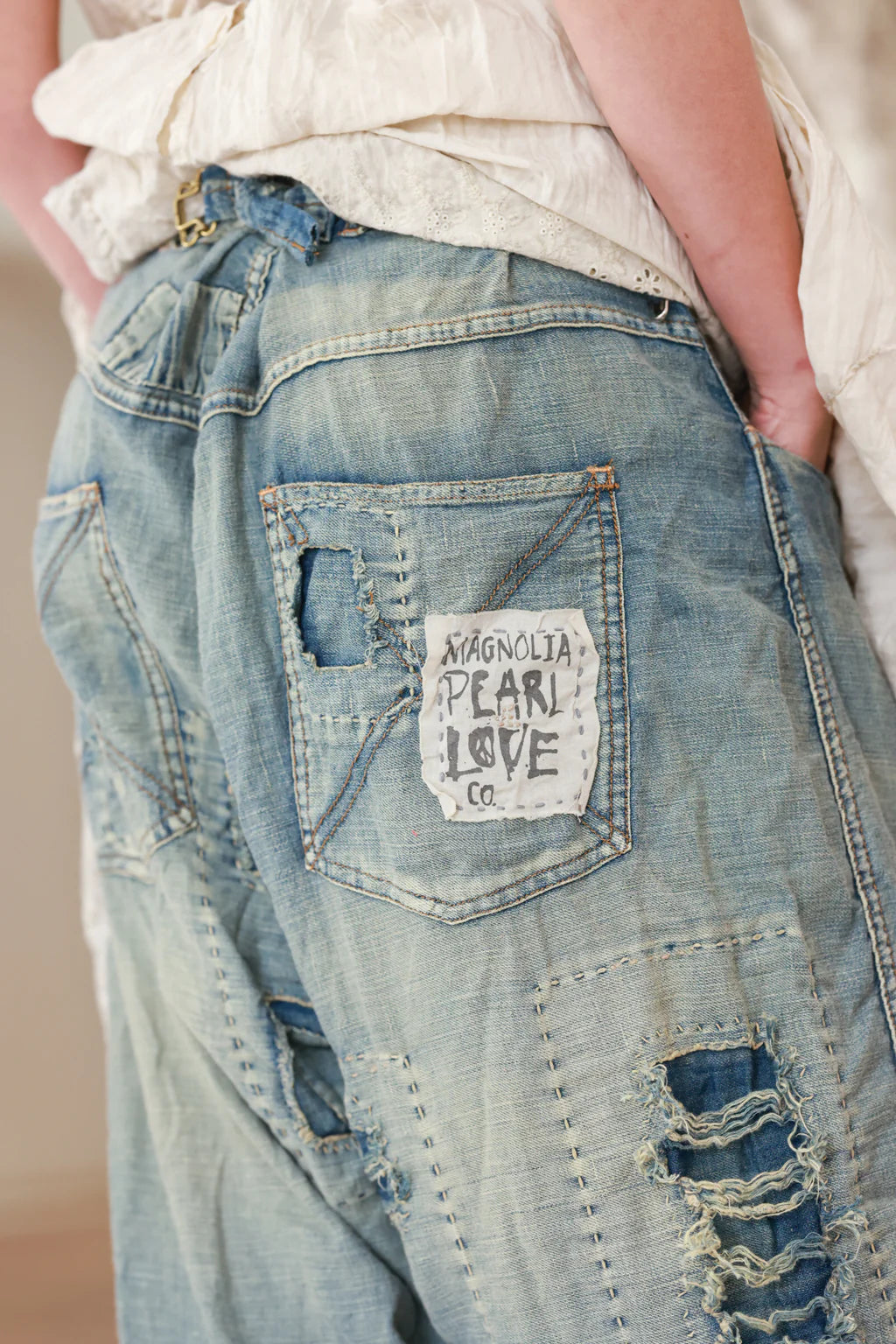 Miner Denims in Washed Indigo by Magnolia Pearl