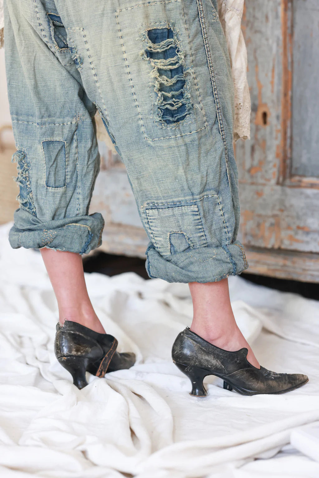 Miner Denims in Washed Indigo by Magnolia Pearl