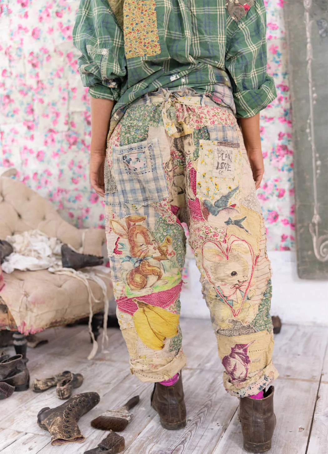 Patchwork Miner Pants by Magnolia Pearl