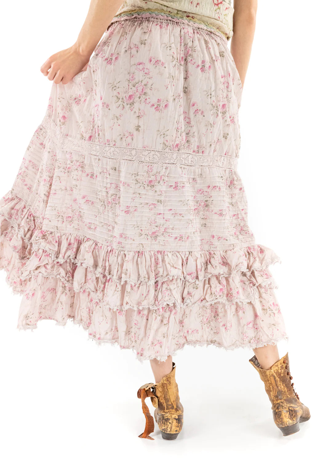 Penelope Ruffled Skirt in Molly by Magnolia Pearl