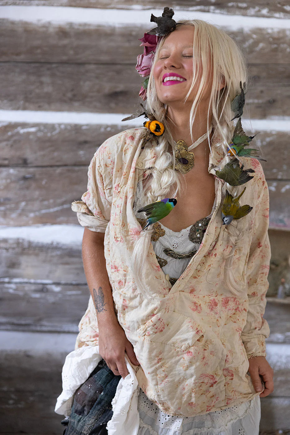Raya Shirt in Mother Rose by Magnolia Pearl