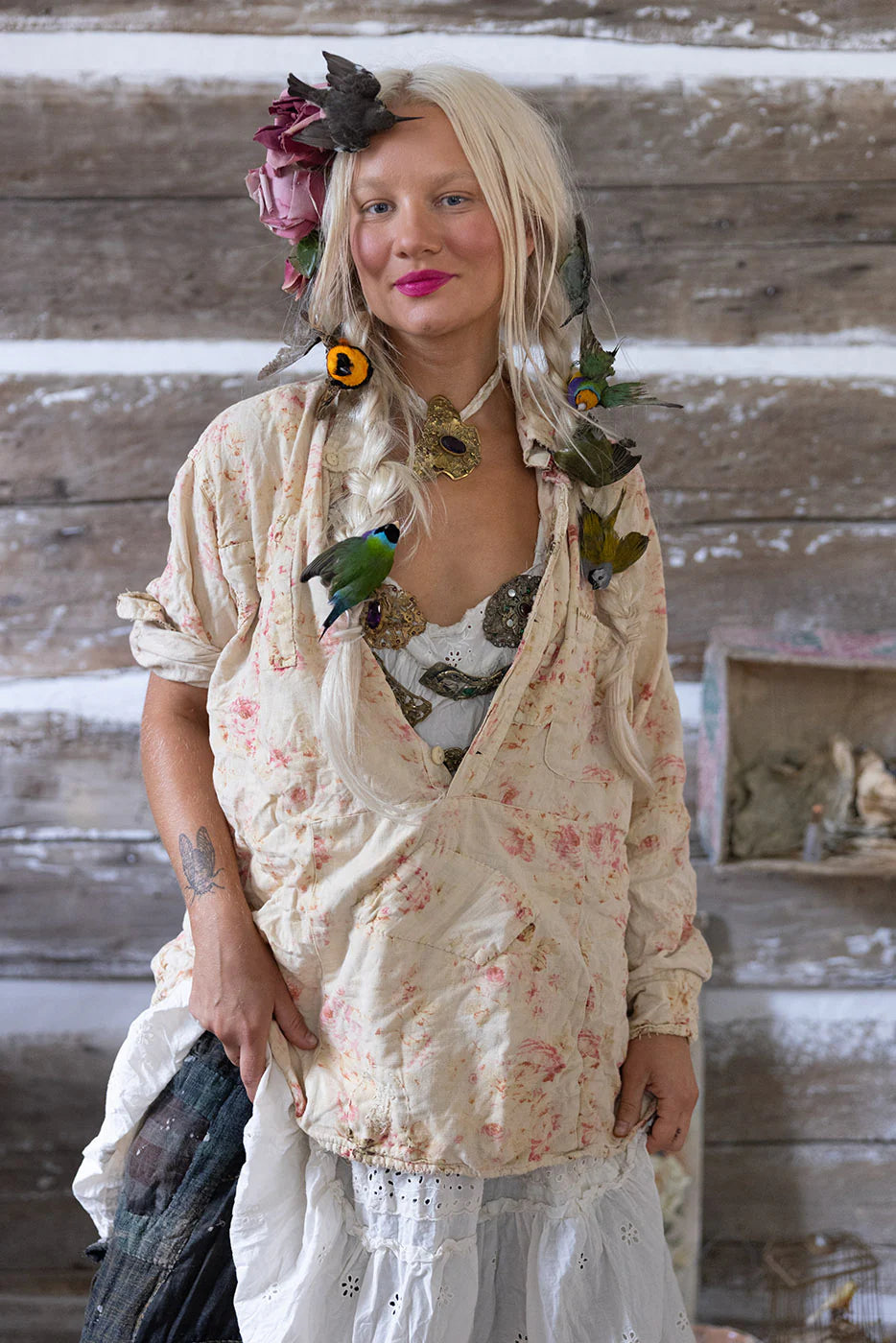 Raya Shirt in Mother Rose by Magnolia Pearl