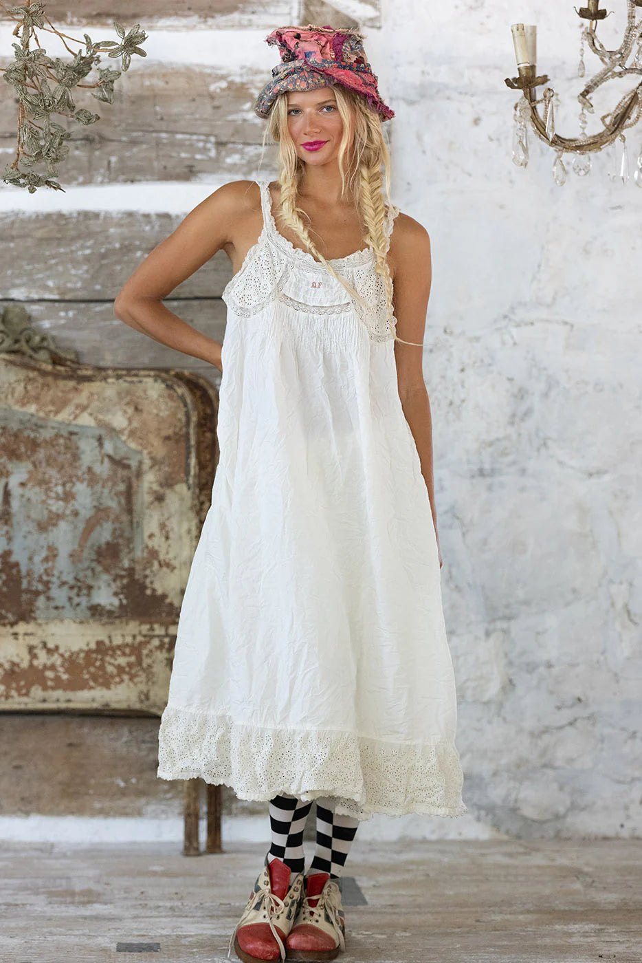 Poplin Clementine Slip in True by Magnolia Pearl
