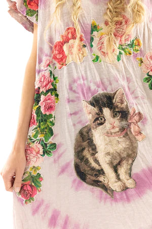 Tie Dye Applique T Dress by Magnolia Pearl
