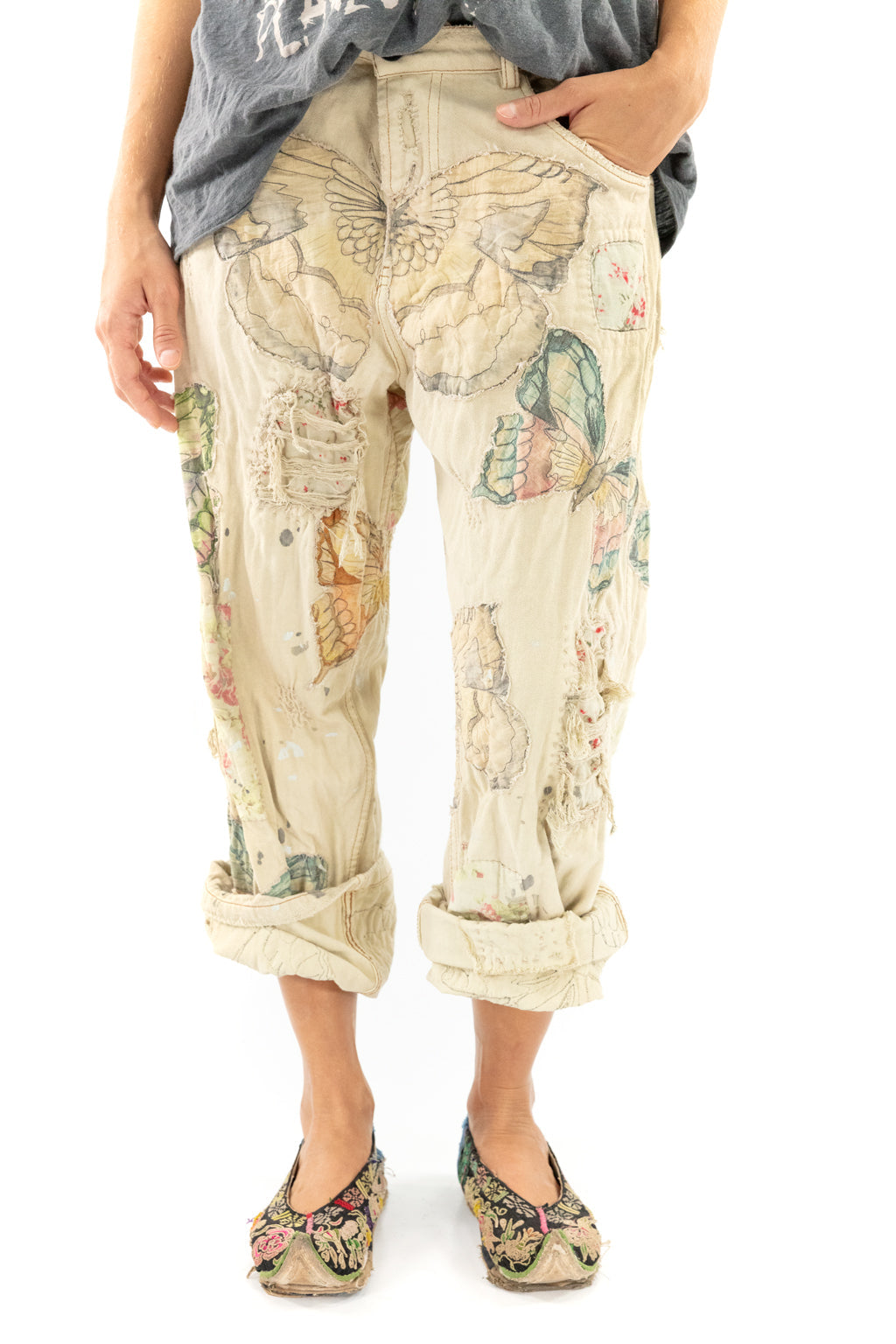 Butterfly Ranchero Denims by Magnolia Pearl The Vintage Garden