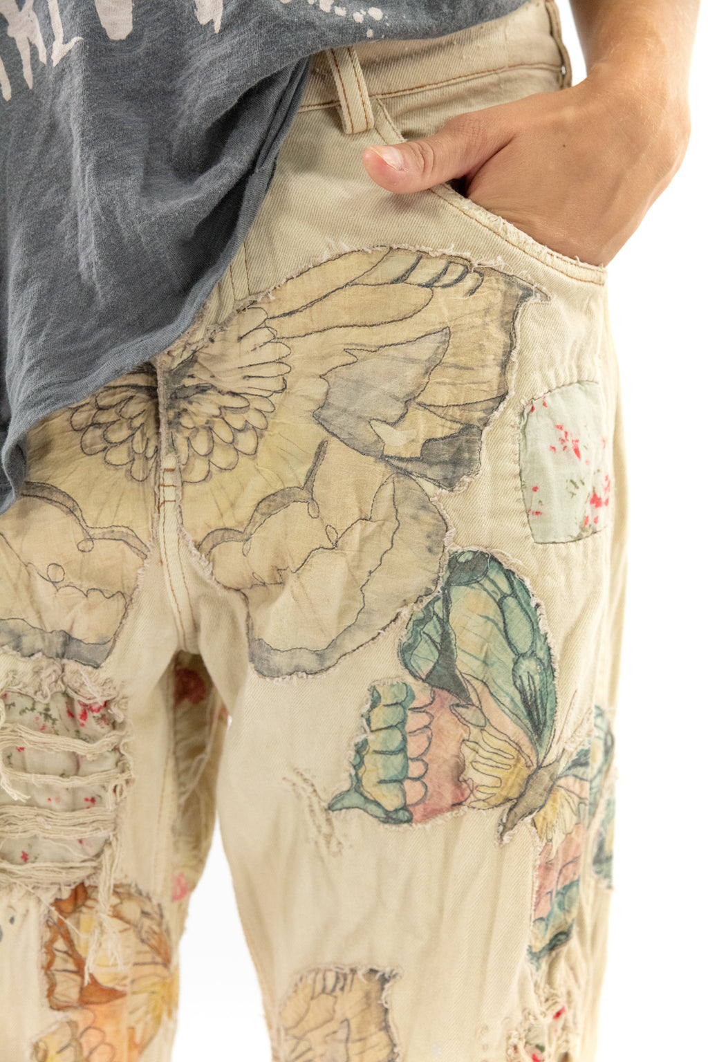 Butterfly Ranchero Denims by Magnolia Pearl The Vintage Garden