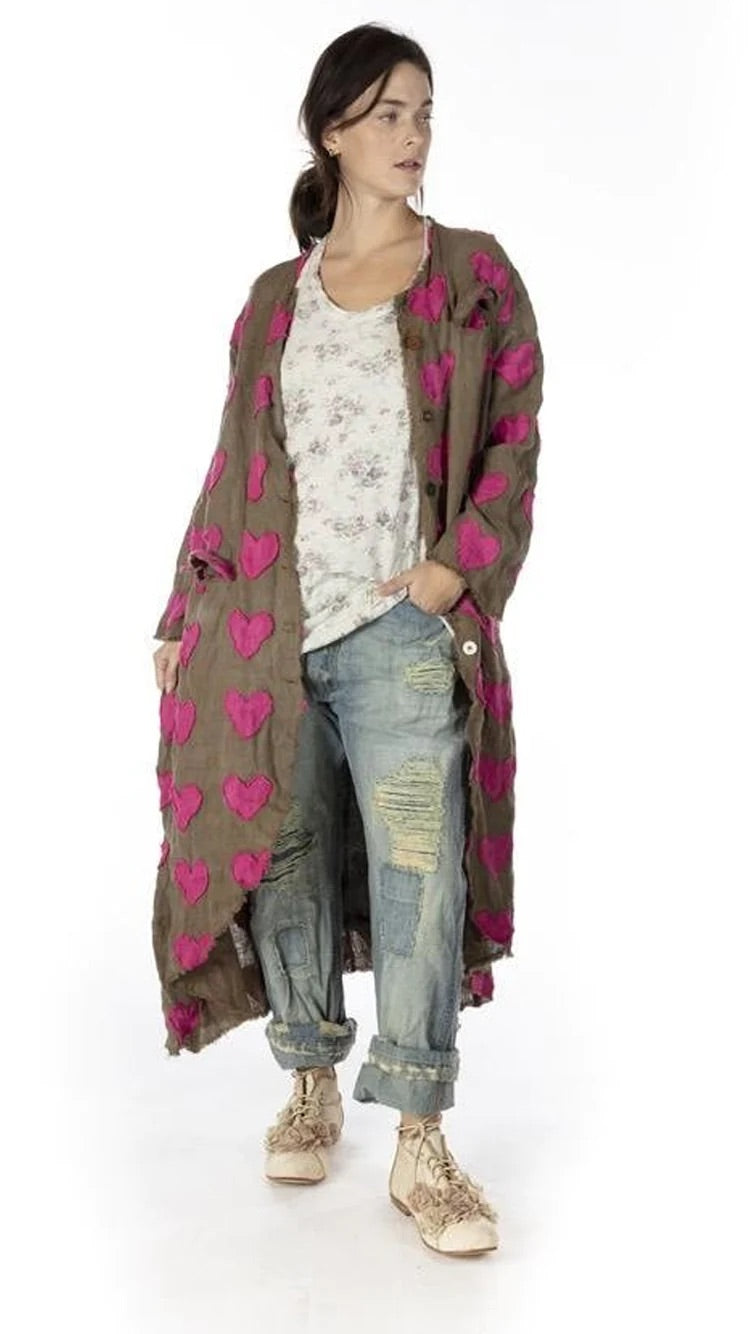 Heart Applique Emery Coat by Magnolia Pearl