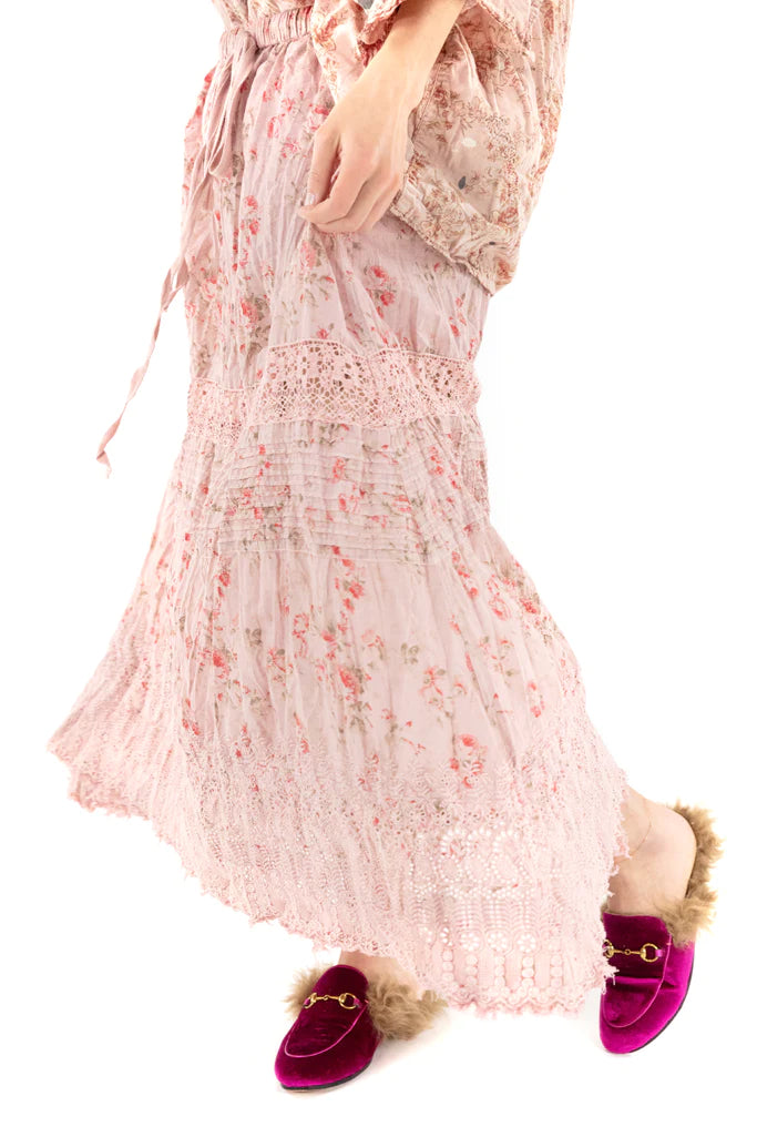 Floral Eyelet Kali Rose Skirt by Magnolia Pearl
