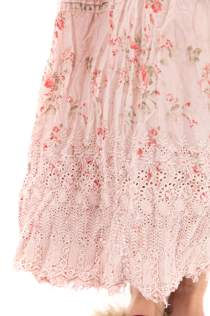 Floral Eyelet Kali Rose Skirt by Magnolia Pearl