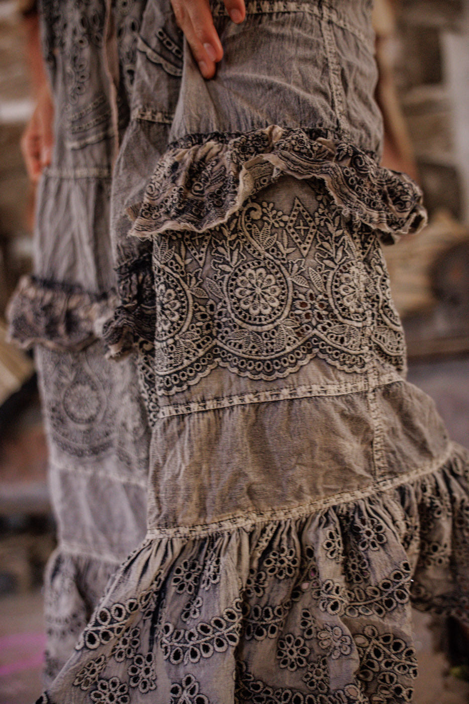 Eyelet Pissarro Skirt in Ozzy by Magnolia Pearl