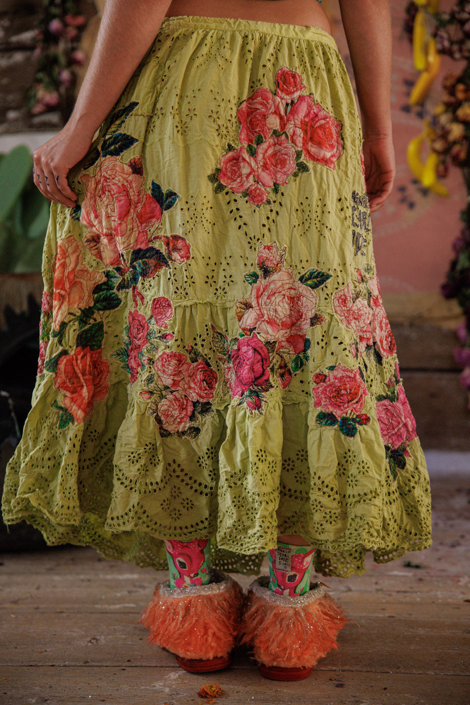 Eyelet Lala Skirt in Yuzu by Magnolia Pearl