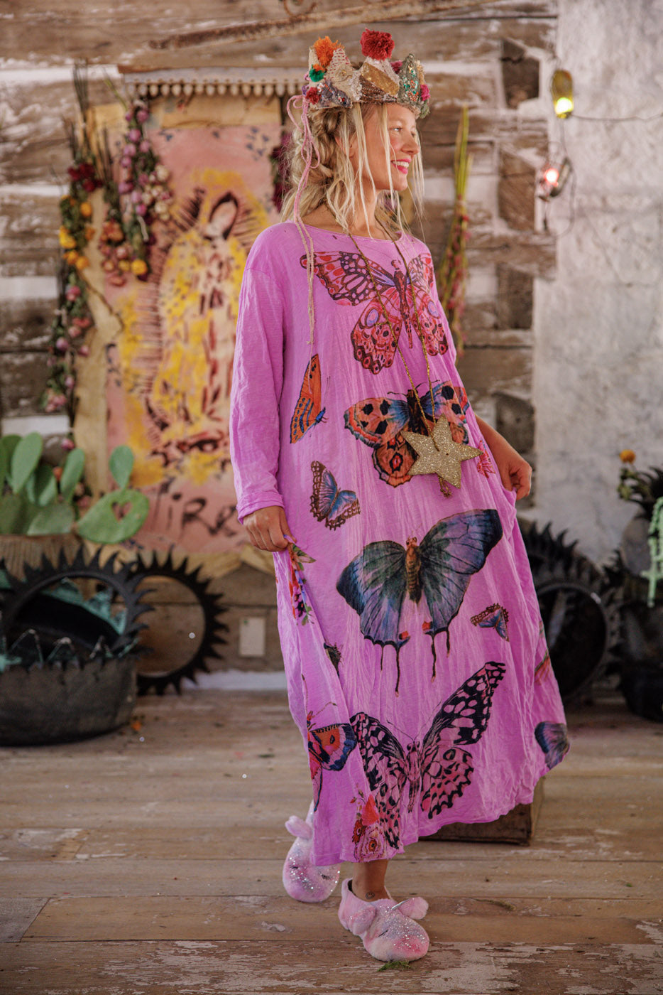 Pasion de Papillon T Dress in Allium by Magnolia Pearl