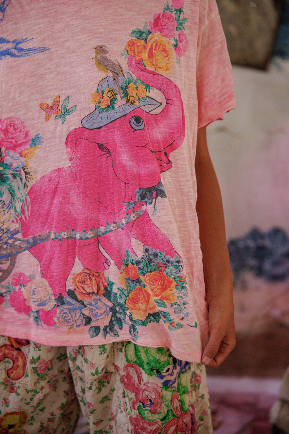 Special Delivery T in Azalea Dip Dye by Magnolia Pearl