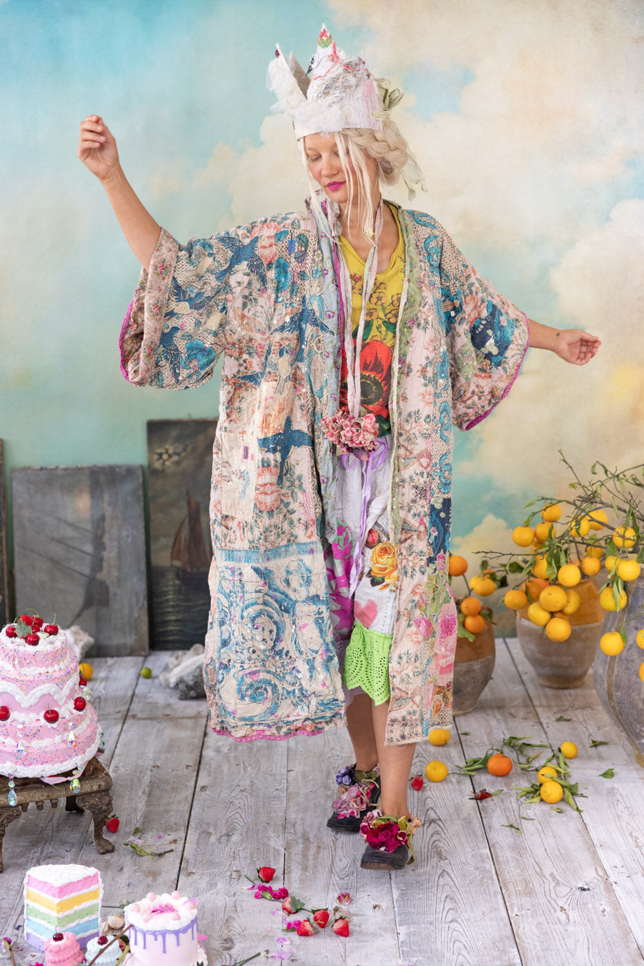 Piecewise Dashi Kimono in Zazu by Magnolia Pearl