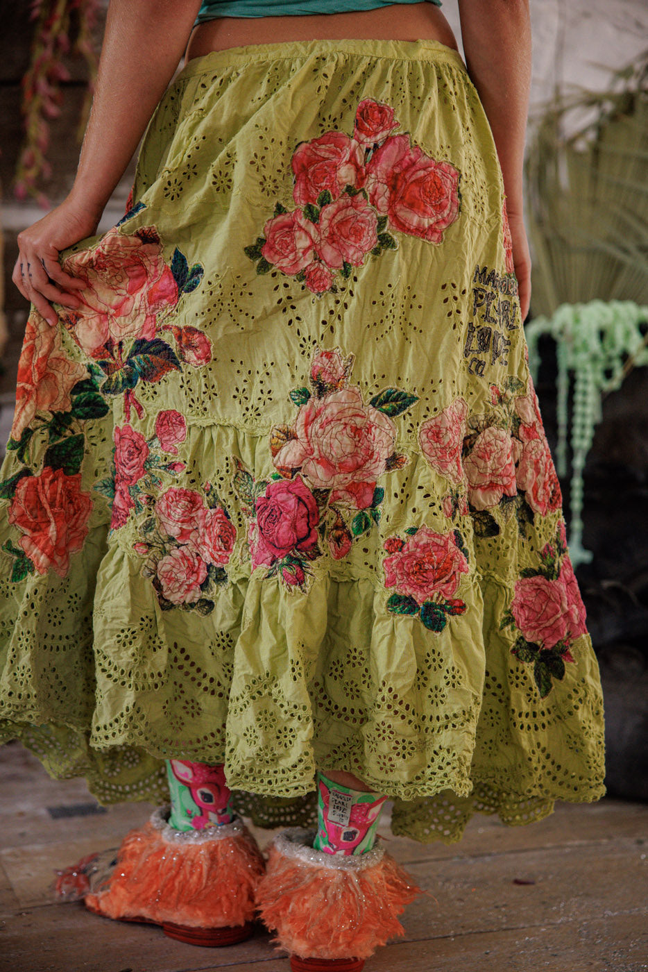 Eyelet Lala Skirt in Yuzu by Magnolia Pearl