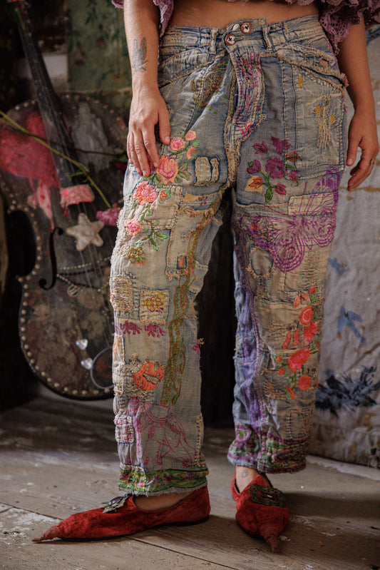 Lady Musette Denims in Washed Indigo by Magnolia Pearl