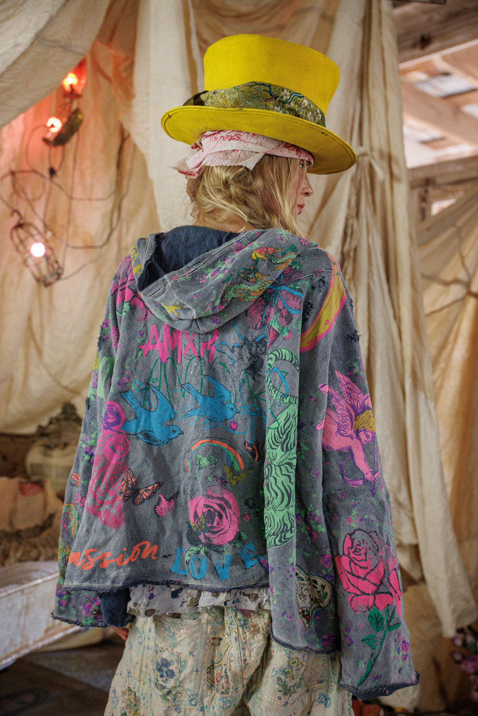 Graphics Raji Hoodie in Prince by Magnolia Pearl
