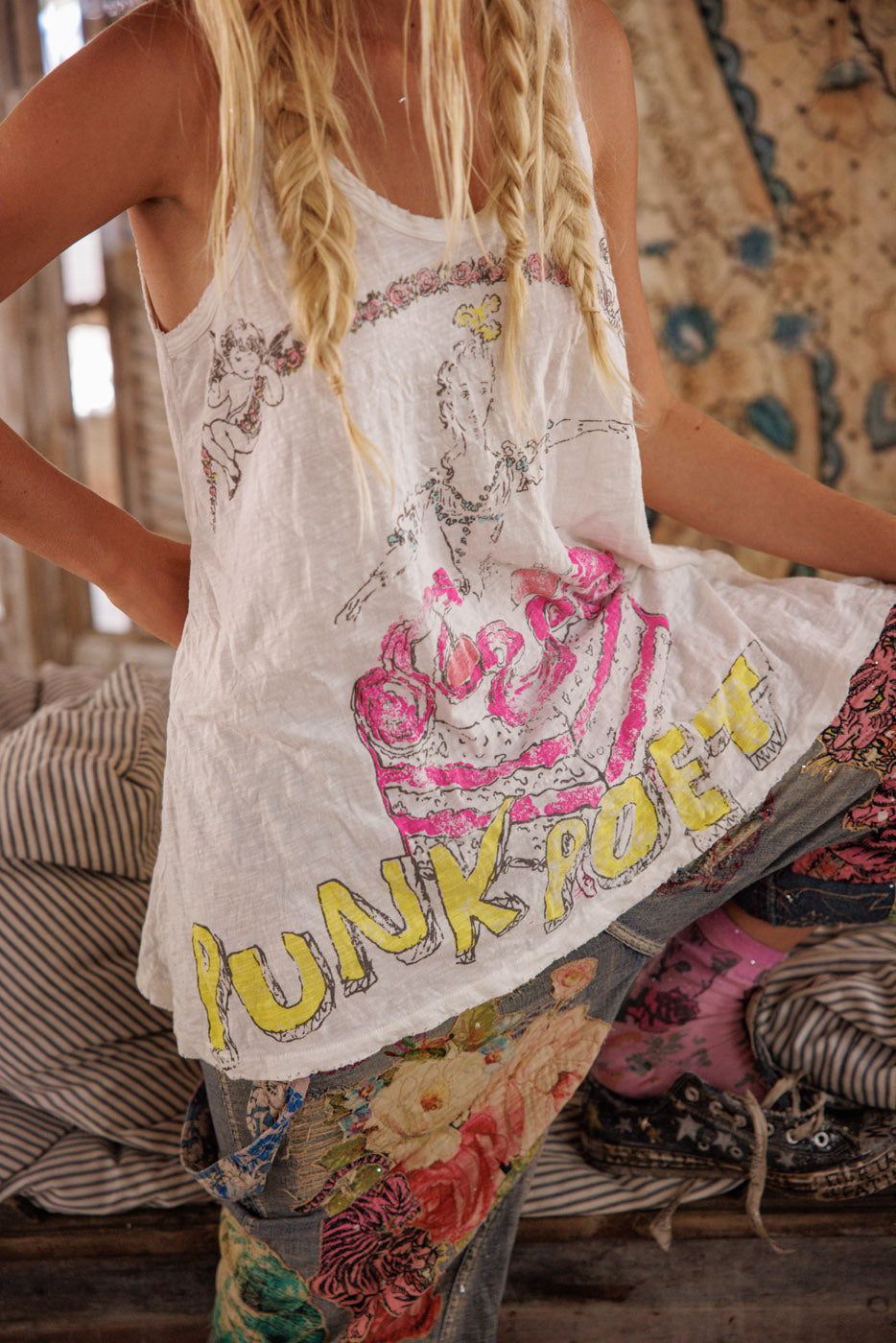 Punk Poet Lana Tank in True by Magnolia Pearl