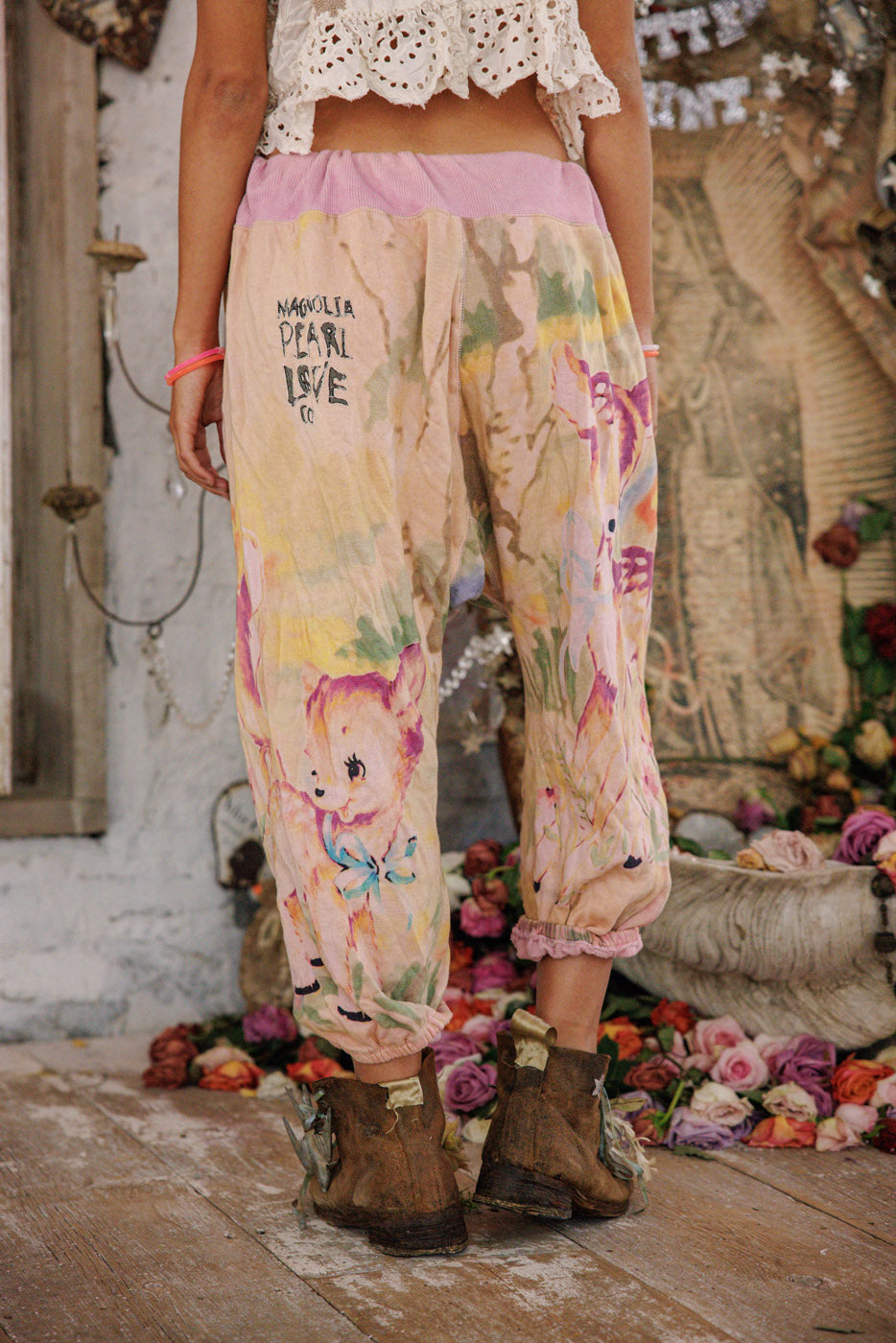 Dama Dama La Jolla Joggers in Lychee by Magnolia Pearl