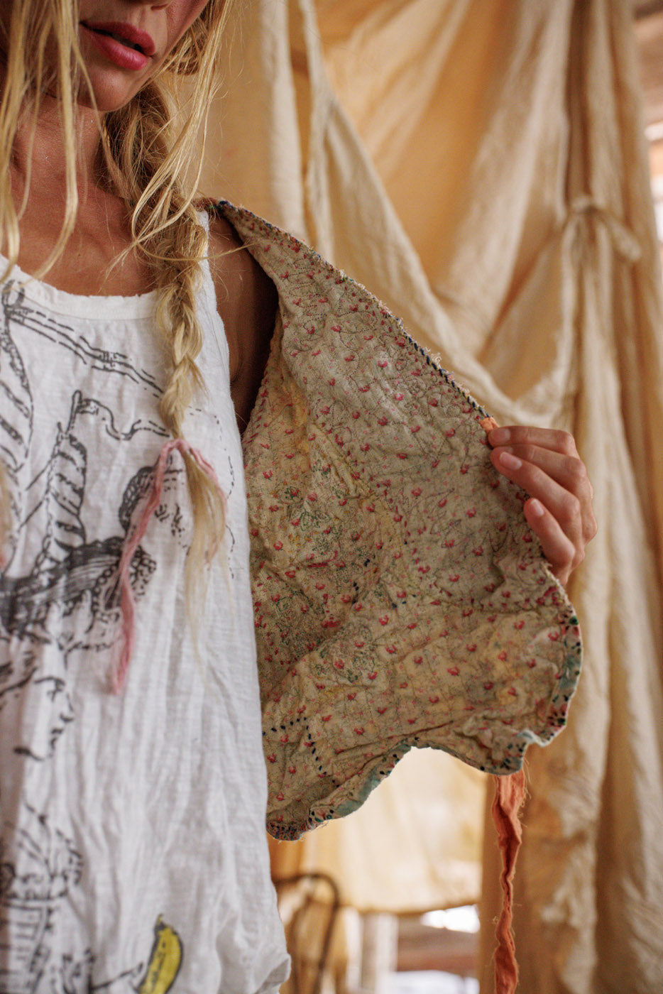 Kalamkari Andhra Jacket in Wonderland by Magnolia Pearl